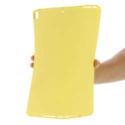 Θήκη Σιλικόνης Liquid Silicone για iPad 10.2 2019 / iPad 10.2 2020 / Pro 10.5 2017 – Κίτρινο