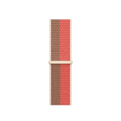 Λουράκι Υφασμάτινο Loop Type Sport για Apple Watch Series 42 / 44 / 45mm – Pomelo Pink Wheat