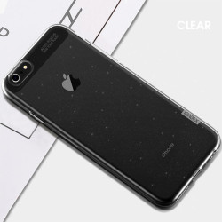 X-LEVEL Θήκη Σιλικόνης Glitter Powder για iPhone 6 Plus / 6s Plus  - Διάφανη