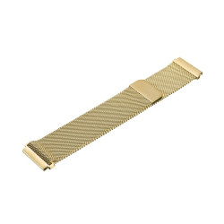 20mm Milanese Stainless Steel Λουράκι Amazfit GTS / GTS 2 / Huawei GT2 42mm – Χρυσό