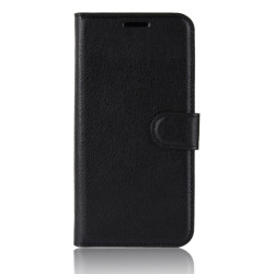 Θήκη Πορτοφόλι Συνθετκό Δέρμα για Samsung Galaxy A6 (2018) - Μαύρη