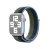 Λουράκι Υφασμάτινο Loop Type Sport για Apple Watch Series 42 / 44 / 45mm – Blue Green