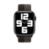 Λουράκι Υφασμάτινο Loop Type Sport για Apple Watch Series 42 / 44 / 45mm – Black Grey