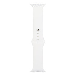 Λουράκι Σιλικόνης για Apple Watch Series 42 / 44 / 45mm, (Μέγεθος Small) - Λευκό