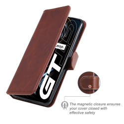Θήκη Πορτοφόλι Book Style για OPPO Realme GT 5G – Καφέ