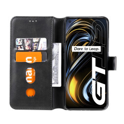 Θήκη Πορτοφόλι Book Style για OPPO Realme GT 5G – Μαύρο