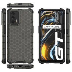 Θήκη Shockproof Honeycomb για OPPO Realme GT 5G – Μαύρο
