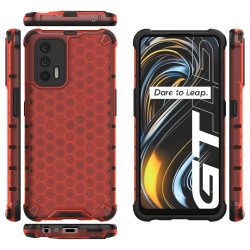 Θήκη Shockproof Honeycomb για OPPO Realme GT 5G – Κόκκινο