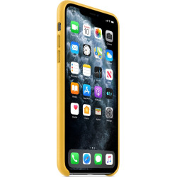 MX0A2ZM/A Apple® Θήκη Leather για iPhone 11 Pro Max - Meyer Lemon