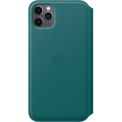 MY1Q2ZM/A Apple® Θήκη Leather Folio για iPhone 11 Pro Max - Peacock
