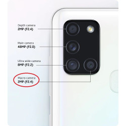 2MP Πίσω Κάμερα (Macro Back Camera) για Samsung Galaxy A21s (SM-A217)