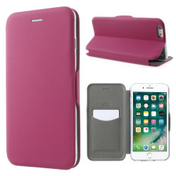 Θήκη Πορτοφόλι Twill Grain για iPhone 6s Plus/6 Plus 5.5-inch - Φούξια