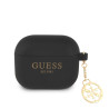 Guess 4G Charm Θήκη Σιλικόνης για Airpods 3  - Μαύρο(3666339039172)