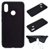 Θήκη Σιλικόνης Solid Color Frosted TPU για Xiaomi Redmi S2 / Redmi Y2 - Μαύρη