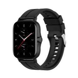 Λουράκι Σιλικόνης 20mm για Huawei Watch GT2 42mm - Μαύρο
