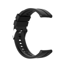 Λουράκι Σιλικόνης 20mm για Huawei Watch GT2 42mm - Μαύρο