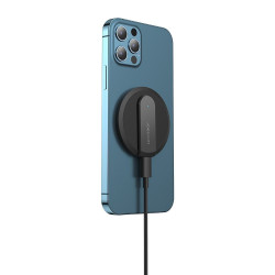 JOYROOM JR-A28 Μαγνητικός Φορτιστής MAGSAFE Wireless Charger 15W - Μαύρο