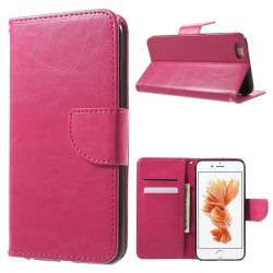 Θήκη Πορτοφόλι με Βάση Στήριξης για iPhone 6s 6 4.7 inch - Φούξια