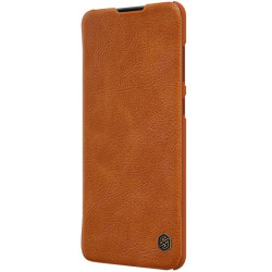 Θήκη Πορτοφόλι Nillkin Qin Book Case για Samsung Galaxy A21/A21s (6902048201057) -  Καφέ