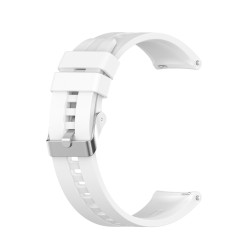 Λουράκι Σιλικόνης 20mm για Huawei Watch GT2 42mm - Λευκό