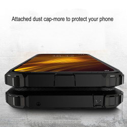 Θήκη Σιλικόνης Diamond Armor για Xiaomi Pocophone F1 - Μαύρο
