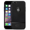 Θήκη Σιλικόνης Litchi Texture TPU για iPhone 6s Plus / 6 Plus - Μαύρη