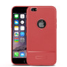 Θήκη Σιλικόνης Litchi Texture TPU για iPhone 6s Plus / 6 Plus - Κόκκινη