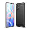 Θήκη Σιλικόνης Carbon Fiber Tpu για Xiaomi Poco M4 Pro 5G / Redmi Note 11S 5G - Μαύρο