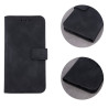 Θήκη Πορτοφόλι Smart Velvet για iPhone 7 / 8 / SE 2020 / SE 2022 - Μαύρο