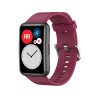 Λουράκι Σιλικόνης για Huawei Watch Fit TIA-B09 - Wine Red