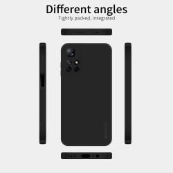Θήκη Σιλικόνης PINWUYO Liquid Silicone Xiaomi Poco M4 Pro 5G / Redmi Note 11S 5G - Μαύρο