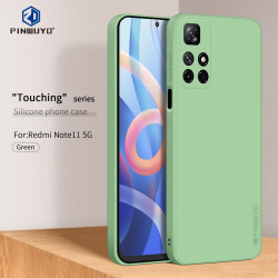 Θήκη Σιλικόνης PINWUYO Liquid Silicone Xiaomi Poco M4 Pro 5G / Redmi Note 11S 5G - Πράσινο
