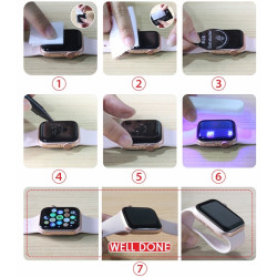 Τζαμάκι Προστασίας Nano Optics UV Full για Apple Watch Series 7 45mm