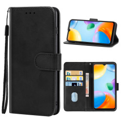 Θήκη Πορτοφόλι Leather με Βάση Στήριξης για Xiaomi Redmi 10C – Μαύρο