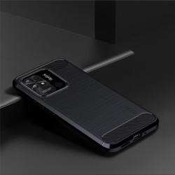 Θήκη Σιλικόνης MOFI Carbon Fiber Xiaomi Redmi 10C (695172104481) – Μπλε
