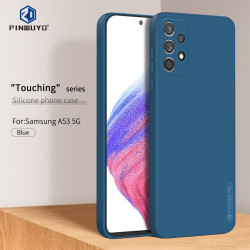 PINWUYO Sense Series Θήκη Liquid Silicone για Samsung Galaxy A53 5G – Μπλε