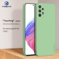PINWUYO Sense Series Θήκη Liquid Silicone για Samsung Galaxy A53 5G – Πράσινο