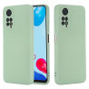Pure Color Liquid Silicone Θήκη Shockproof για Xiaomi Redmi Note 11 / 11S – Πράσινο