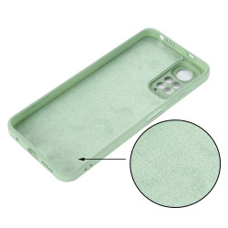 Pure Color Liquid Silicone Θήκη Shockproof για Xiaomi Redmi Note 11 / 11S – Πράσινο