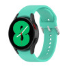 Λουράκι Σιλικόνης Silver Round Buckle για Samung Galaxy Watch 4 40mm / 44mm – Mint Green
