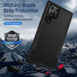 Θήκη Pioneer Armor Heavy Duty για Samsung Galaxy S22 Ultra 5G - Μαύρο