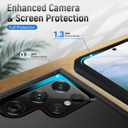 Θήκη Pioneer Armor Heavy Duty για Samsung Galaxy S22 Ultra 5G - Μαύρο
