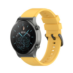 Λουράκι Σιλικόνης για Huawei Watch GT2 Pro – Κίτρινο