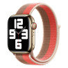 Λουράκι Υφασμάτινο Loop Type Sport για Apple Watch Series 38 / 40 / 41mm – Pomelo Pink Wheat