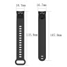 Λουράκι Σιλικόνης για Huawei Honor Band 3 - Μαύρο