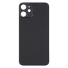 Ανταλλακτικό Πίσω Καπάκι Back Glass Big Hole για iPhone 12 - Μαύρο