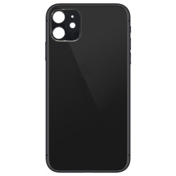 Ανταλλακτικό Πίσω Καπάκι Back Cover Glass για iPhone 11 - Μαύρο