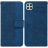 Θήκη Πορτοφόλι Embossed Leather για Samsung Galaxy A22 5G – Μπλε