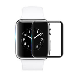 2 Τζαμάκια Προστασίας Mocolo 3D για Apple Watch 3 42mm 0.33mm (6918247324426) - Μαύρο