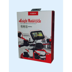 Αδιάβροχη Βάση Μηχανής Καθρέφτη MOXOM MX-VS41 Knight για Κινητά – Μαύρο